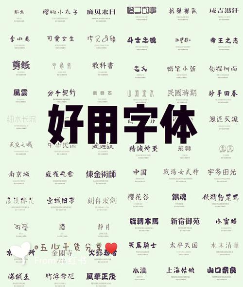 常用字体库-常用字体库大全