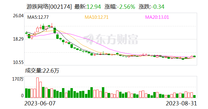 游族网络上半年营收8.45亿元 发布股票期权激励计划