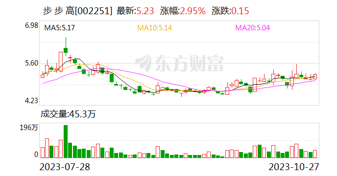 步步高：法院裁定受理公司重整 股票简称改为*ST步高